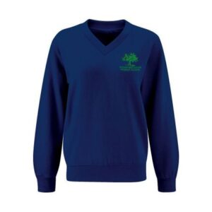 v neck sweatshirt - woodfordgreen pri